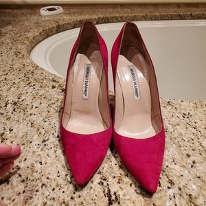 Manolo Blahnik Bb Strawberry Red